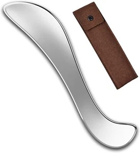 Body Gua Sha Tool: Stainless Steel Muscle Scraper Full-Body Guasha Metal Massage - Picture 1 of 6