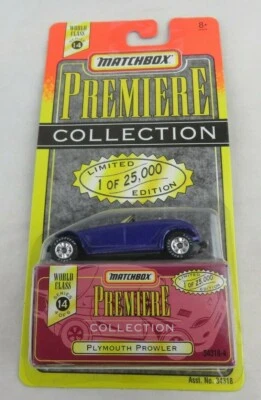 Mattel Matchbox 1997 PREMIERE COLLECTION Purple Plymouth Prowler 1/25000 Limited - Image 1 of 4