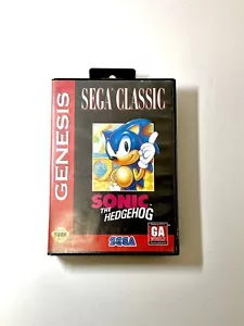 SIN JUEGO - Sonic the Hedgehog Sega Genesis Classic con Hangtab - SOLO ESTUCHE CAJA - Imagen 1 de 7