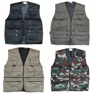 Mens Combat Army Military Waist Coat Hunter Fishing Assault Tactical Jacket Vest - Picture 1 of 5