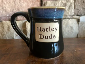 Harley Dude Pottery Coffee Mug/Cup 16oz  - Picture 1 of 5
