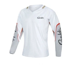 Fishing Shirt Long Sleeve X-Large Outdoor Breathable Dye Sublimated #2 White - Picture 1 of 6