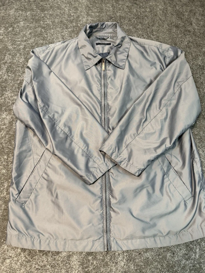 Chaqueta Deportiva Zegna Hombre XL Extra Grande Gris Golf Ligera Viaje Italiana Foto 1 de 4