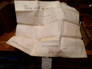 (AC) 1841 Vellum Probate Document Will John Low the elder , Butcher Bedford - Picture 1 of 4