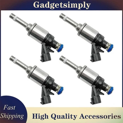 Juego de 4 inyectores de combustible para Nissan Juke 2011-2017 1,6 L 16600-1KC0A EE. UU. Foto 1 de 4