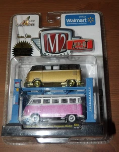 M2 Auto-Lift 2 Pack - 1960 Volkswagen Microbus European Model VW - Chase Gold - Picture 1 of 3