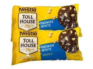 LOT OF 2 Nestle Toll House Premier White Morsels 12oz Bags. BB 7/31/25 - Picture 1 of 6