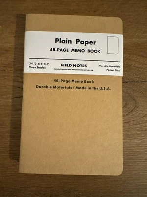 Three-Pack Notebooks (Plain Paper) 3.5 x 5.5 - Image 1 of 4