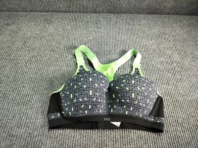 Victoria's Secret Sports Bra Underwire 38C GrayMulti Padded Athletic Hook&Eye - Image 1 of 4