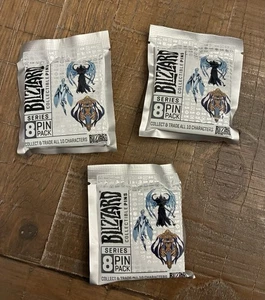 Blizzard Entertainment Lot Of 3 Series 8 Pin Packs 2018 - Picture 1 of 2