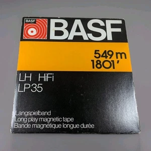 BASF LP35 HiFi 7" Reel to Reel Tape 549m unbenutzt Standard Hub 7 1/2IPS 1/4" - Bild 1 von 5