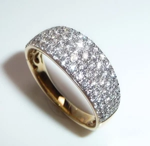 Anillo oro blanco 585 1.20ct. Diamantes hechos a mano talla: 56 / 17,8 mm 3,8 gr - Imagen 1 de 10