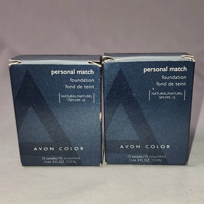 Avon Personal Match Foundation Mixed Shades SAMPLE LOT 20 Travel Size Packets - Image 1 of 4