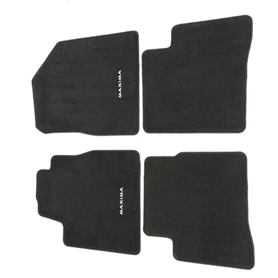 Juego de 4 alfombrillas alfombrillas negras para nissan maxima 2000-14 Foto 1 de 2