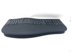 Microsoft Model LXM-00001 Wired Ergonomic Keyboard Black + Wrist Lift - Zdjęcie 1 z 4