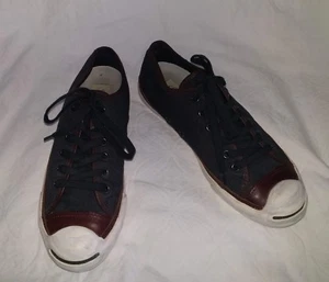 Converse Jack Purcell John Varvatos Black Limited Edition Sneakers W 9 M 7.5 - Picture 1 of 5