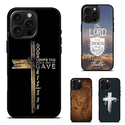 Cubierta de impacto vintage Jesucristo Cruz para Samsung S25 S24 S23 FE Ultra a15 a16 Foto 1 de 4