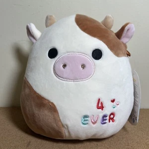 Squishmallows Ronnie the Brown Cow Bestie Squad 7" Plush Valentines Day Friends - Picture 1 of 5