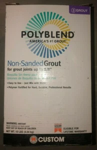 Custom Building Products Polyblend Non Sanded Grout for up to 1/8" Joints - Picture 1 of 6