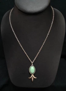Collana American West Variscite Fiore Squash 17 in Collana - Nuova con etichette/nuova con scatola - Foto 1 di 9