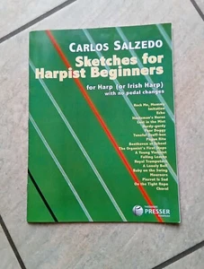 Sketches For Harpist Beginners by Salzedo *NEW* Publisher Theodore Presser - Picture 1 of 5