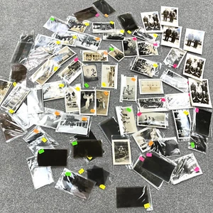 Vintage US Navy Photo Lot Negatives Bundle Black White Sailors Ships 50s 60s Men - Picture 1 of 24