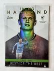 2023-24 Topps UEFA Club Competitions Erling Haaland Best of the Best Insert Card