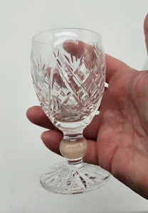 Vintage Waterford "Donegal" White Wine Claret Glass Cut Crystal 4 1/2" - Picture 1 of 5