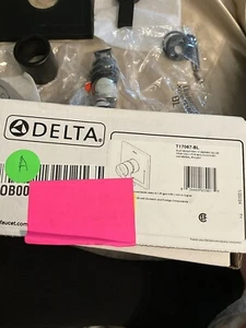 DELTA T17067BL Ara Monitor Serie 17 Ajuste de Válvula Negro Mate - Imagen 1 de 6