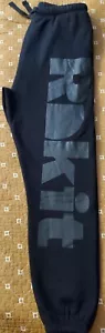 Rokit Herren schwarz The Installation Jogginghose mit schwarzem Logo $ 170 Größe XL - neu mit Etikett - Bild 1 von 11