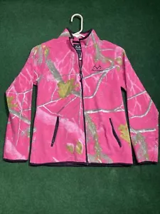 Realtree Long Sleeve Pink Camo Fleece Size M(8-10) - Picture 1 of 5