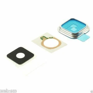 SAMSUNG GALAXY S5 G900 G900F FOTOCAMERA POSTERIORE CAMERA COVER LENTE SILVER - Foto 1 di 1