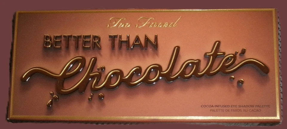 Too Faced Better Than Chocolate Cocoa Infused Eye Shadow Palette NEW - Image 1 of 3