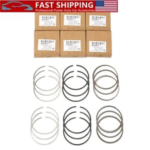 6x Piston Rings Set New Version OE For VW Passat CC Touareg Cayenne 3.6L VR6 - Picture 1 of 7