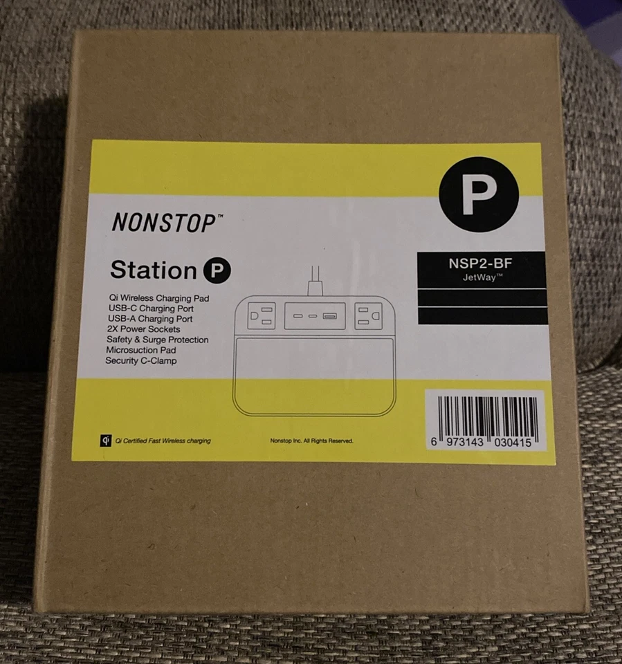 Nonstop Station P: Universal Smartphone Charging Station with Fabric Woven Wi... - Image 1 of 1