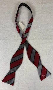ALABAMA CRIMSON TIDE Logo Woven Silk Bow Tie NCAA Licensed University Zep-Pro - Picture 1 of 4