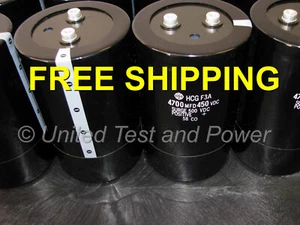 New AIC Hitachi 4700uf 450VDC Electrolytic Screw Terminal Aluminum Capacitors - Picture 1 of 10
