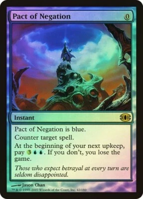 Future Sight  MTG  FOIL   Pact of Negation  Magic - Image 1 of 2