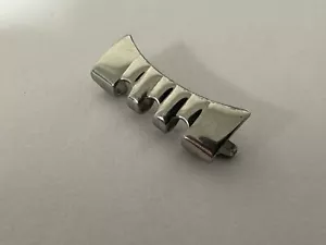 Pulsera de acero inoxidable original Oris 7317 18 mm con eslabón final - Imagen 1 de 2