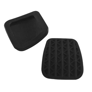 2Pcs Black Clutch Or Brake Pedal Pad Rubber Cover For Astra H MK5 OEM 90498309 S - Picture 1 of 9