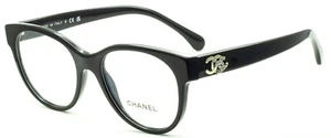 CHANEL 3431-B 622 50mm Anteojos MARCOS Anteojos RX Gafas Ópticas - Nuevo Italia - Imagen 1 de 12