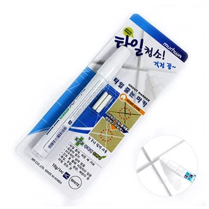 MUNHWA Tile Reform Coating Grout Tiling Marker Cover Kit White Clean Floor Pen - Picture 1 of 4