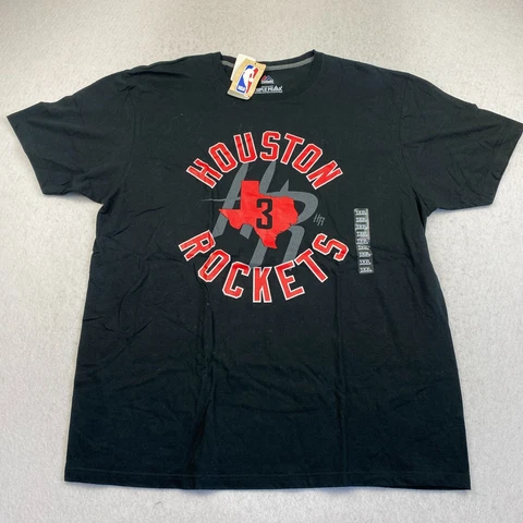 Houston Rockets #3 Chris Paul Shirt Mens 2XL Short Sleeve Jersey Majestic Black Cover