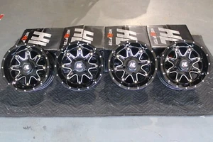 SUZUKI KING QUAD 450 12" HL4 ATV / UTV ALUMINUM WHEELS ( SET 4 ) IRS1CA - Picture 1 of 3