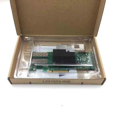 New Intel X710-DA2 10GB PCI 3.0 x8 Ethernet Converged Network Adapter X710DA2BLK - Image 1 of 3