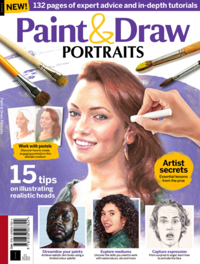 PINTAR Y DIBUJAR: RETRATOS | SEGUNDA EDICIÓN 2021 REINO UNIDO | 15 CONSEJOS PARA ILUSTRAR CABEZALES Foto 1 de 1