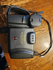 Sharp View Cam Vl-e46u Camcorder Turns On But Sold For Parts Screen Is Dim - Picture 1 of 3