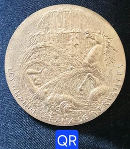 Dépt 78 Château Versailles- Super Méd. Art.  81mm- Les Grandes Eaux Par Moufle - Imagen 1 de 4