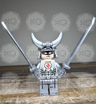 **NEW** 100% LEGO Silver Samurai X-Men Keniuchio Harada Minifigure - Image 1 of 4