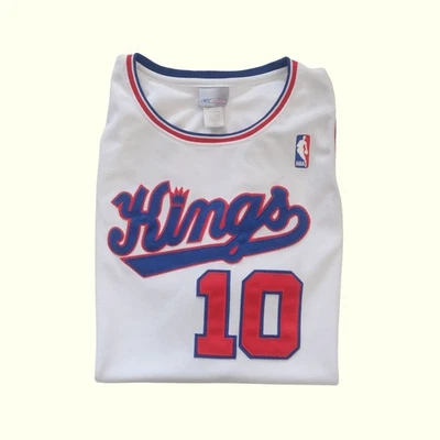 NBA VTG 90s Y2K SACRIMENTO KINGS MIKE BIBBY REEBOK DOUBLE STITCH JERSEY SZ 52 — 第 1/4 张图片